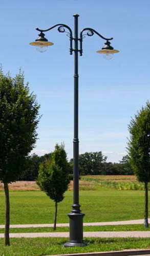 Decorative light poles